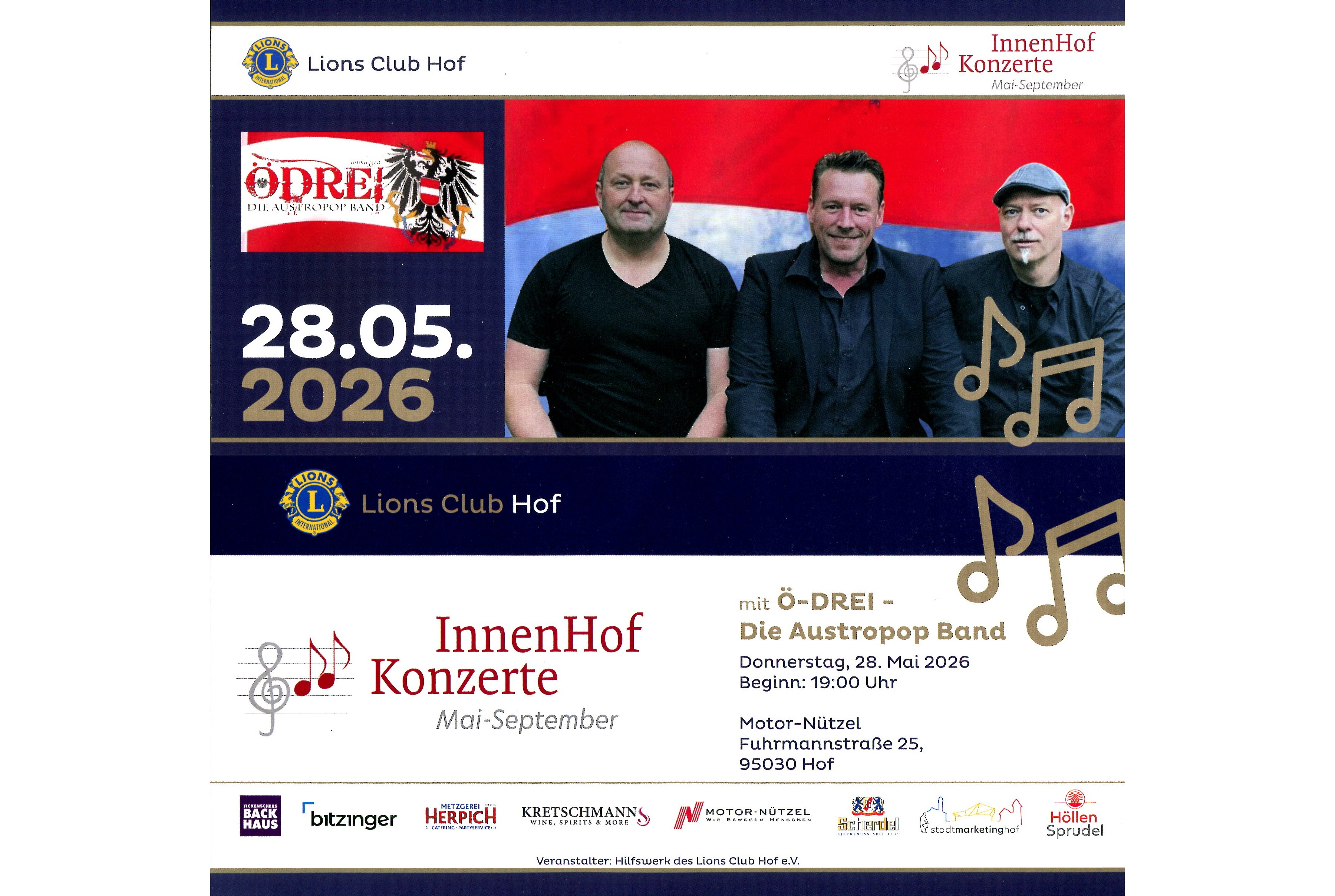 Flyer Innenhofkonzert 26
